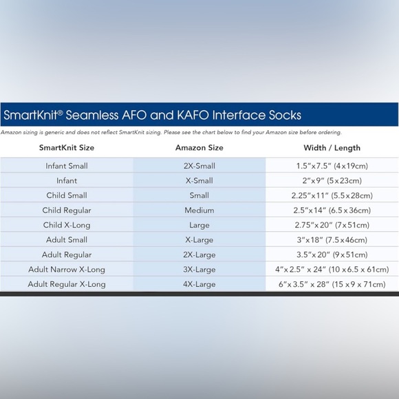 Smartknit Seameless ONE Sock Child Small AFO/ KAFO/SMO brand new. - Picture 2 of 9